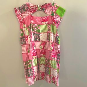 Lilly Pulitzer Strapless back tie mini dress